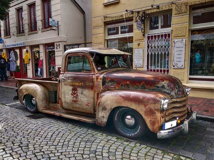 oldtimer，雪佛兰，雪佛兰3100，生锈，美国，美国，复古