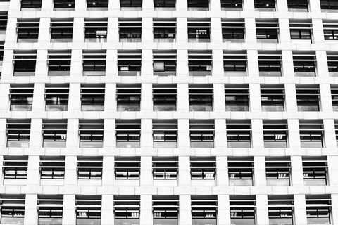地毯，香港，黑白，方形，窗户，格栅，办公楼，大厦