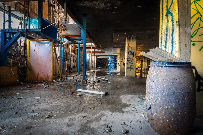 仓库、工厂、建筑、城市、工业、工业、结构、空间