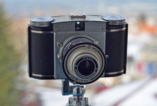 胶卷，东德，帕西纳相机，模拟相机，复古，复古，旧，经典