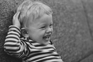 笑声，孩子，孩子，乐趣，快乐，童年，条纹，一个人