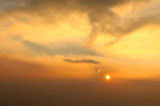 日落，阳光，云，天空，自然，天气，太阳，黄昏