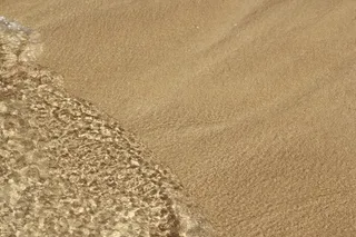 海风，白沙，微风，水，海滩，小卵石，波浪，泡泡