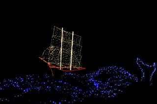 照明、复制空间、夜晚、圣诞节装饰、圣诞节、装饰、工作室拍摄、庆祝