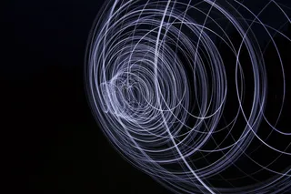 光隧道, 隧道, 光画, 夜, 在黑暗中, 白光, 方式, 光