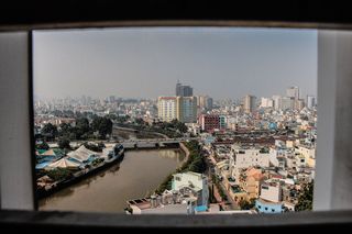 越南，bình thạnh、塞贡语、越南语、城市、城市景观、建筑、视图