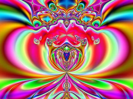 基于分形的抽象对称背景设计