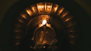 印度，马杜赖，上帝，光明，黑暗背景，特写，生活方式，家