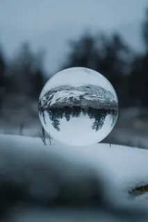 Lensball的特写照片 Lensball的特写照片