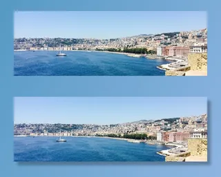 自然，水，海，海洋，蓝色，海滩，船，建筑物