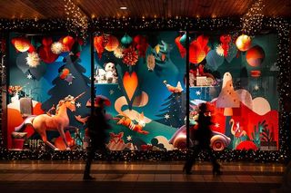 黑色星期五，商店橱窗，圣诞节，褪色，梦想，人生目标，短暂，生命