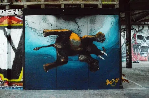 柏林,特费尔斯堡,德国,涂鸦,街头,城市探索,魔鬼山,大象 柏林,特费尔斯堡,德国,涂鸦,街头,城市探索,魔鬼山,大象