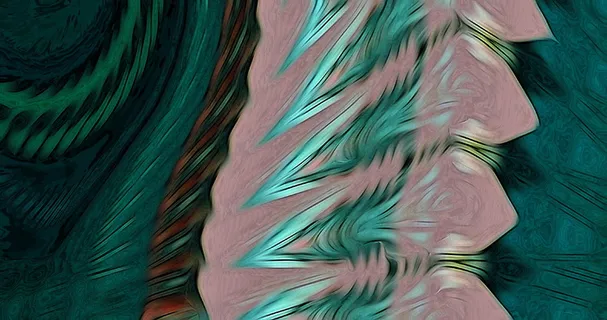 粉红色, 绿色, 抽象, 绘画, 背景, 线条, 艺术装饰, 数字艺术