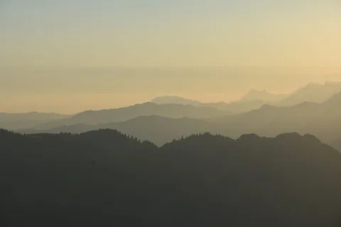 山脉、日出、橙色、自然、景观、乡村、云、山 山脉、日出、橙色、自然、景观、乡村、云、山
