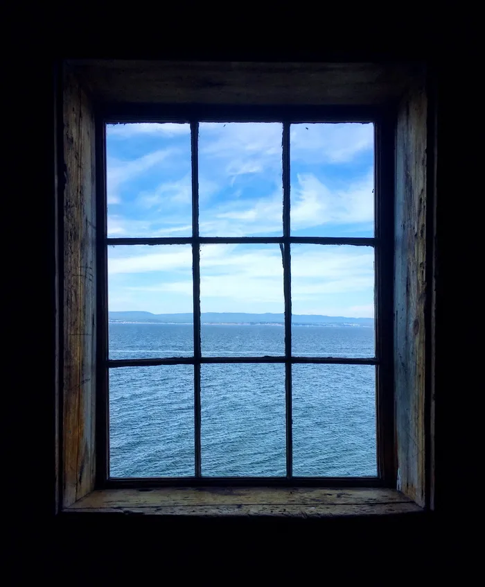 加拿大，福利伦国家公园口译中心，魁北克，独湖，天空，窗户，内部