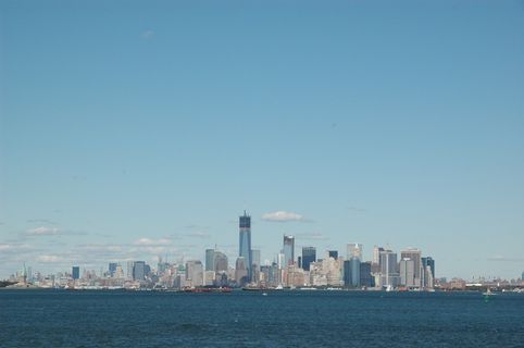 天际线，河流，天空，蓝色，城市景观，景观，建筑，市中心