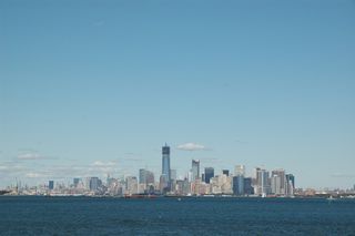 天际线，河流，天空，蓝色，城市景观，景观，建筑，市中心