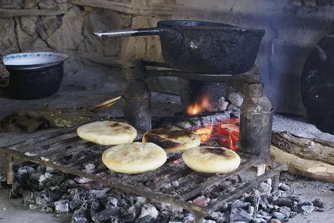 委内瑞拉，卡罗拉，炉子，余烬，烤肉，火，燃烧，热-温度