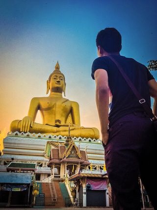 พระ, 观看，观看，图像观看，宗教，欣赏，装饰，佛教