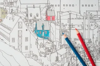 配色手册、物体、建筑、蓝图、建筑行业、房屋、建筑和建筑、平面图