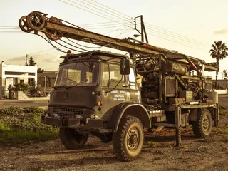 钻机、卡车、车辆、钻井、运输方式、运输、陆上车辆、日