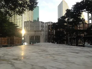 雪、冬天、道路、街道、城镇、城市、市中心、广场