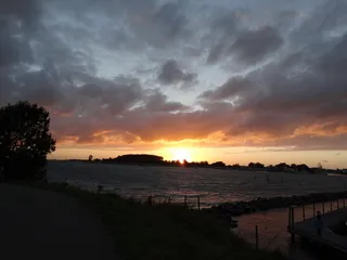 Ondergandezon，水，更多，日落，天空，云天，风景-自然，自然之美