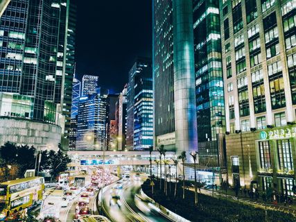 香港，建筑外观，城市，建筑，建筑结构，建筑，街道，交通