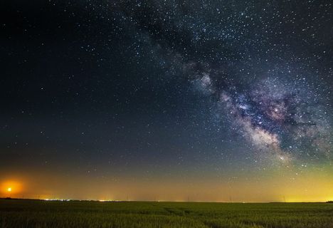 绿色,草地,星夜,天空,星星,夜晚,天文,空间 绿色,草地,星夜,天空,星星,夜晚,天文,空间