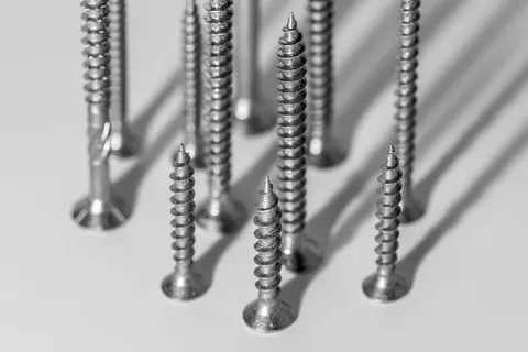 银色六角螺母，机器，螺钉，电机，发动机，电器，垫圈，锁