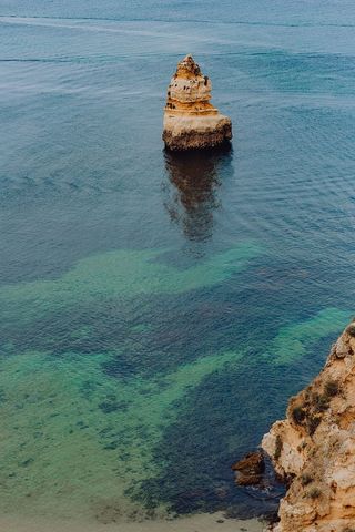 葡萄牙阿尔加维拉各斯的卡米洛海滩（Praia do Camilo）