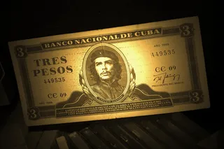 美元，切·格瓦拉，钱，钞票，特雷斯·比索，3比索外观，旧钞票，革命