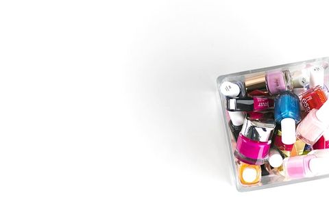 美国，纽约，每个女孩，女老板，蓝色指甲颜色，埃西，粉色，指甲