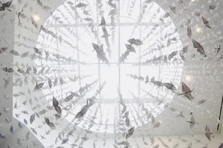 室内，没有人，图案，背景，形状，玻璃材质，白色，透明