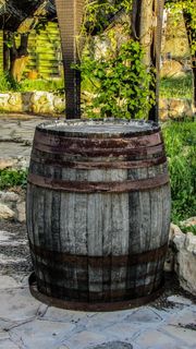 木桶，木制，旧，储存，葡萄酒，容器，塞浦路斯，帕拉利姆尼