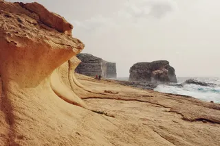 马耳他，戈佐，冒险，壁纸，悬崖，岩石，海洋，风景