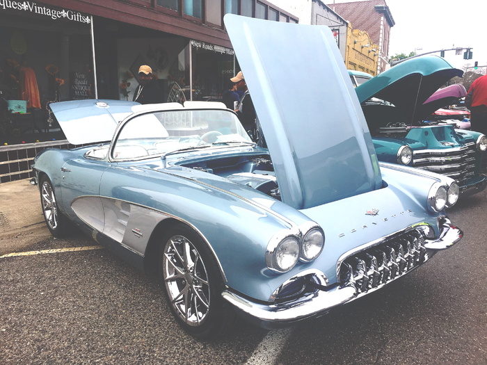 blue classic coupe，运输，汽车，汽车，车辆，机器，车轮，敞篷车