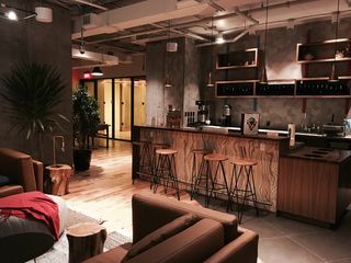 加拿大、蒙特利尔、市中心、室内、设计、现代、办公室、椅子