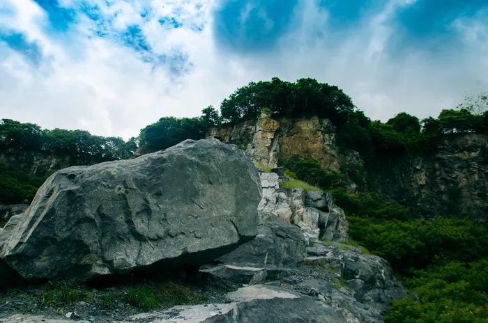 山，岩，自然，山水，悬，山高，顶，坡