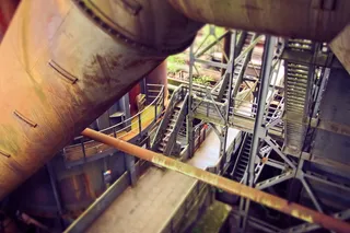 建筑，钢厂，厂房，旧，工厂，工业，工业建筑，休假