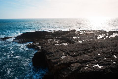 爱尔兰，钩头，钩灯塔，石头，蓝色，搞笑，钩，wexford