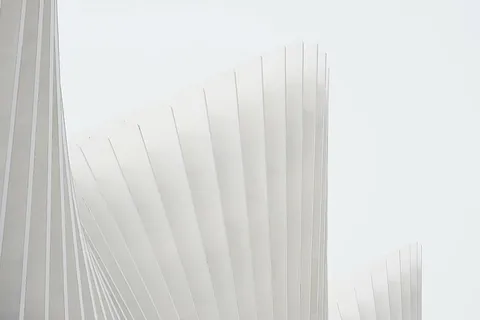 白色数字壁纸、建筑、建筑、白色、结构、设施、艺术、设计