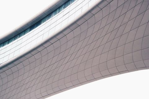 建筑，建筑，扭曲，扭曲，白色，建筑结构，天空，没有人