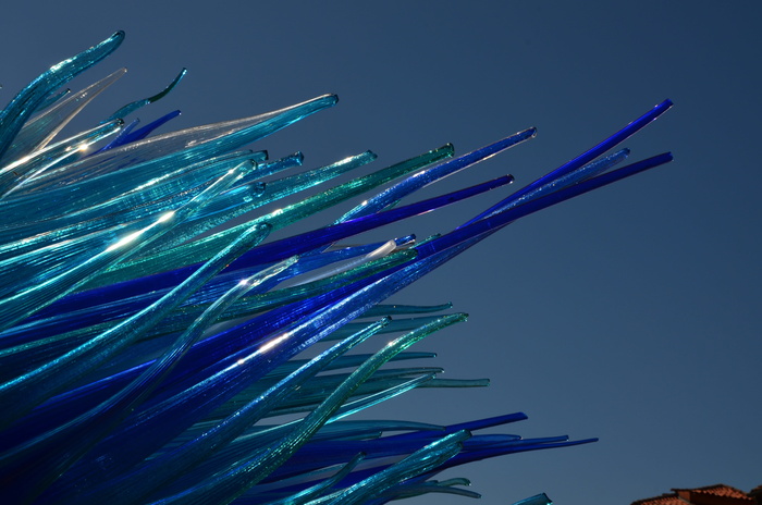 户外, 天空, 玻璃, 艺术, 蓝色, 没有人, 晴朗的天空, 低角度视图