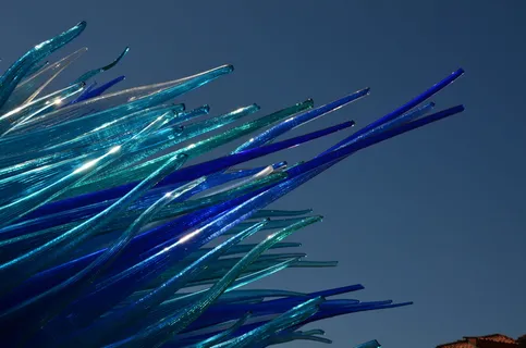 户外, 天空, 玻璃, 艺术, 蓝色, 没有人, 晴朗的天空, 低角度视图