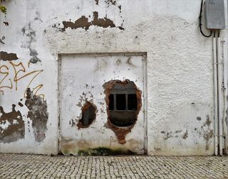 建筑物，墙壁，破损，旧墙，旧，洞，洞，维护不良