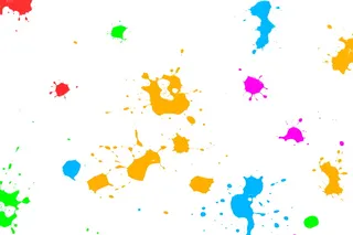 颜色、斑点、飞溅、飞溅、墨水、背景、白色、油漆