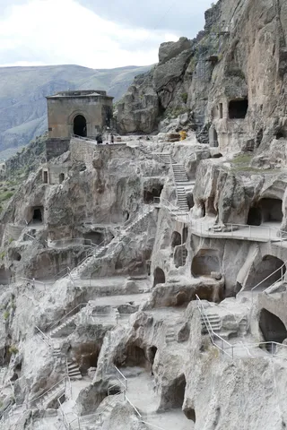 格鲁吉亚, Vardzia, 洞穴城市, 山, 洞穴, 生活, 景观, 旅游