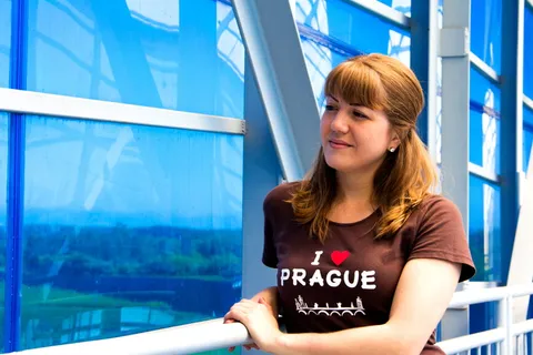 女孩，现代，人，一，女孩，夏天，停止，心情