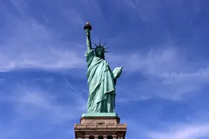 自由女神像，美国，地标，雕像，纽约，美国，纽约，大苹果